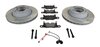 Rear Brake Service Kit 991.2 - For Steel Brakes - With Discs - For Center Lock Wheels