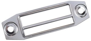 Radio cover chrome for oldtimer radio Blaupunkt Bremen, Hamburg, Frankfurt, etc.
