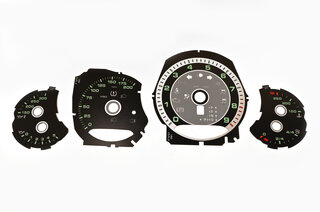 FVD Brombacher Instrument Face Set 991.1 - F Model - Black + Mint Green - PDK - MPH