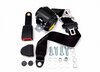 Three-Point Safety Belt - 1 Piece - Black - 15cm Belt Buckle - 911 / 912 / 356