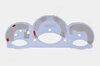 Jeu fonds de compteurs argent 987-2 Boxster Spyder - PDK - MPH ( -190 )