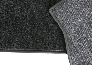 Teppichsatz komplett Targa 911 E (73) schwarz Zellstoff-Velour - Schalter - Rechtslenker