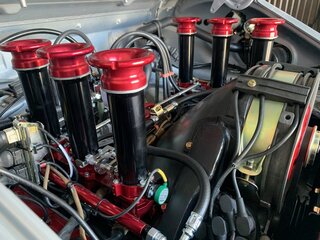 Einzeldrosselklappenanlage 911 SC/Carrera 78-89 - Aluminium gefräst - Silber