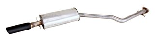 Sport End Muffler 944 / 924S ( M44.10 ) Stainless Steel - Dansk - Matt Black End Pipe - TÜV approval