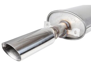Sport End Muffler 944 / 924S ( M44.10 ) - Stainless Steel - Dansk - Polished End Pipe - TÜV approval