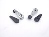 Fensterkurbelset Chrom 911 65-79 inkl. Abdeckkappen