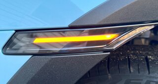 Clear Front Side Marker + Turn Signal Set Taycan 9J1 Cross Turismo