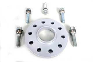 Wheel Spacer Taycan 9J1 (Y1A+Y1B) - 18 mm - Silver - Hub Centric - Anodized - Sold Individually