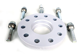 Wheel Spacer Taycan 9J1 (Y1A+Y1B) - 18 mm - Silver - Hub Centric - Anodized - Sold Individually