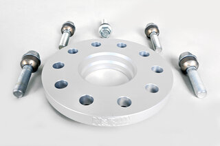 Wheel Spacer Taycan 9J1 (Y1A+Y1B) - 15 mm - Silver - Hub Centric - Anodized - Sold Individually