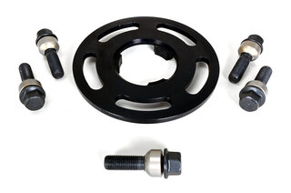 Wheel Spacer Taycan 9J1 (Y1A+Y1B) - 7 mm - Black - Hub Centric - Anodized - Sold Individually