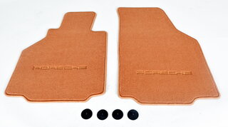 Original Fussmattensatz - 986 Boxster - Braun/Natur - Linkslenker