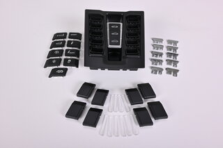 Combined switch black mat/ high gloss chrome ( for Cars with PSE )