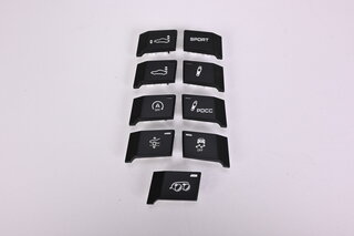 Combined switch black mat/ high gloss chrome ( for Cars with PSE )