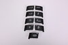 Combined switch black mat/ high gloss chrome ( for Cars with PSE )