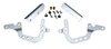Adjustable Rear Decklid Hinge Set 964 / 993 - For Early 1965-89 911 Decklids - Rennline - Aluminum