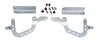 Adjustable Rear Decklid Hinge Set 964 / 993 - For Early 1965-89 911 Decklids - Rennline - Aluminum