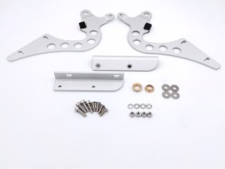 Adjustable Rear Decklid Hinge Set 911 F Model / 911 G Model / 912 / 930 Turbo - Rennline - Aluminum