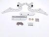 Adjustable Rear Decklid Hinge Set 911 F Model / 911 G Model / 912 / 930 Turbo - Rennline - Aluminum