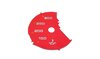 FVD Brombacher Instrument Face Set 997.2 GT3 / RS - Guards Red - Manual - MPH - OE Orange Marks