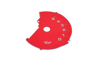 FVD Brombacher Instrument Face Set 997.2 GT3 / RS - Guards Red - Manual - MPH - OE Orange Marks