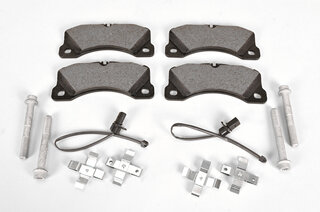 Brake Service Kit front (No Discs) - 95B.1 Macan - 18"Caliper Red