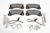 Brake Service Kit front (No Discs) - 95B.1 Macan - 18"Caliper Red