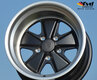 Retro-Design Wheel - 11x18 ET-3 Black + Polished Lip
