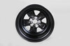 Retro-Design Wheel - 11x18 ET-3 Black + Polished Lip