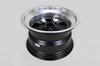 Retro-Design Wheel - 11x18 ET-3 Black + Polished Lip