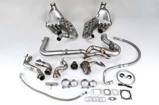 GT-Sport Abgasanlage - mit Fächerkrümmer Wärmetauschersatz - 965 Turbo 3,3L / 3,6L