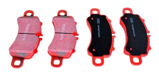 Clubsport Brake Pad Set 718 S + GTS / 991.2 C2 / C4 / T - EBC - Redstuff - Front - Street Legal