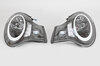 Head Light Set 996 Turbo / 996 GT2 / 996 GT3 - Black - 991.2 Style LED DRL - For Litronic Lights