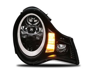 Head Light Set 996 Turbo / 996 GT2 / 996 GT3 - Black - 991.2 Style LED DRL - For Litronic Lights