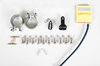 Valved Muffler Set 718 Spyder / GTS / Cayman GT4 4.0 L - Capristo - For OE Cats + PSE, no remote
