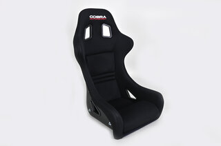 Cobra Suzuka T Motorsport Seat - GT Width (+30 mm) - Black Bolsters / Black Inserts - FIA Approved