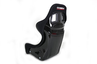 Cobra Suzuka T Motorsport Seat - GT Width (+30 mm) - Black Bolsters / Black Inserts - FIA Approved