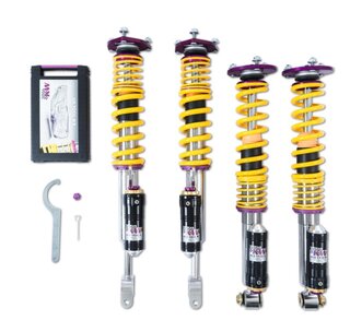 KW Coilover Suspension Kit V4 Incl. cancellation kit for electr. dampers - 992 C4/S/GTS / T 4/S/GTS