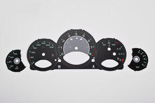 Jeu fonds de compteurs 997 - Km/h, bte.manuelle, couleur menthe - ''look modèle F''