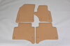Floor mat set sand beige - Cayenne Rechtslenker