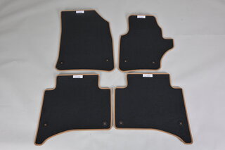 Floor mat set sand beige - Cayenne Rechtslenker
