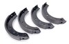 Handbremsbacke mit Belag 356 C+Carrera 2000/ 911 65-68/ 912 (Belag-Breite 25mm)
