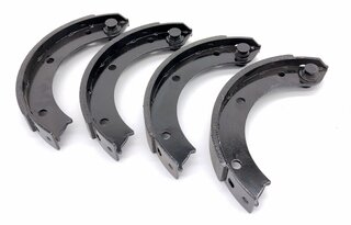 Handbremsbacke mit Belag 356 C+Carrera 2000/ 911 65-68/ 912 (Belag-Breite 25mm)