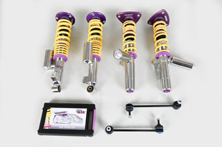 KW Coilover Suspension Kit - 996 C4/ Turbo - Variant 3 - Clubsport - With Camber Plate