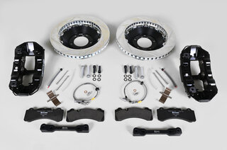 Brembo - freins AV sport GT (6 pistons) disques rainurés 380x32mm, étriers noirs