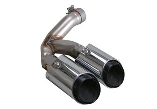 Tailpipe Sport version right Silver - 9YA Cayenne E3 (0P3)