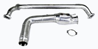 Catalyseur sport avec tuyau interm.''Brombacher'' 200 cell. HD 982 Cayman/Boxster, raccordt. OPF
