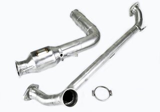 Catalyseur sport avec tuyau interm.''Brombacher'' 200 cell. HD 982 Cayman/Boxster, raccordt. OPF