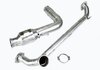 Catalyseur sport avec tuyau interm.''Brombacher'' 200 cell. HD 982 Cayman/Boxster, raccordt. OPF