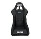 Sparco EVO L QRT Competition Seat - Black Bolsters + Inserts - QRT Fiberglass Seat - FIA Approved